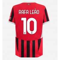 Fotballdrakt Herre AC Milan Rafael Leao #10 Hjemmedrakt 2024-25 Kortermet